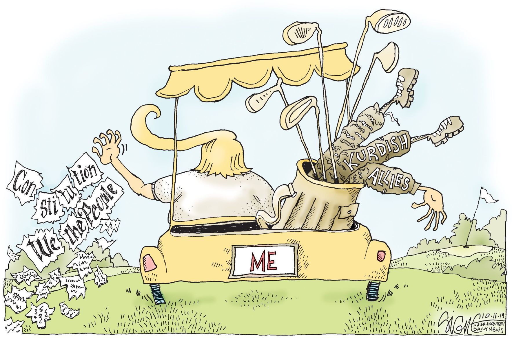 Signe Wilkinson cartoon